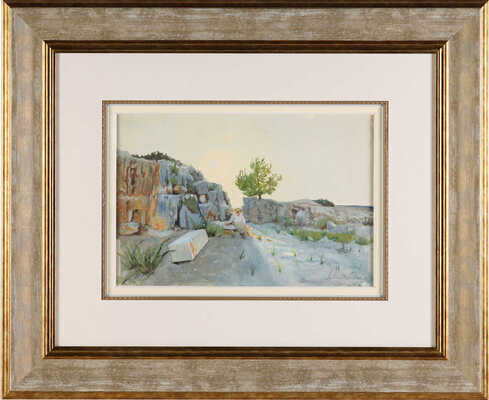 Бенуа Александр Николаевич. Ранний вечер. Каланки. Кассис